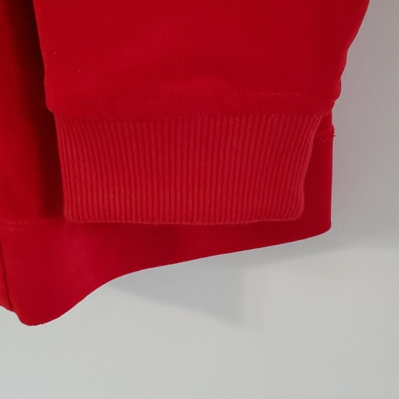 Allison Daley Woman Red Velour Jacket - Picture 5 of 6